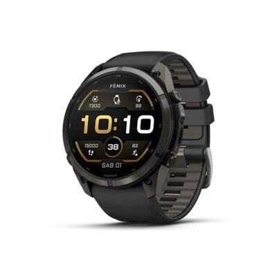 OROLOGIO - GARMIN - FĒNIX® 9 PRO | 51MM | AMOLED | Titanio DLC Carbon Gray con cinturino in silicone Black/Pebble Gray