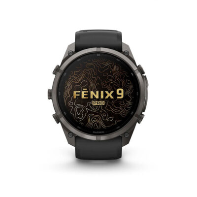 OROLOGIO - GARMIN - FĒNIX® 9 PRO | 51MM | AMOLED | Titanio DLC Carbon Gray con cinturino in silicone Black/Pebble Gray - immagine 2