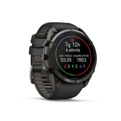 OROLOGIO - GARMIN - FĒNIX® 9 PRO | 51MM | AMOLED | Titanio DLC Carbon Gray con cinturino in silicone Black/Pebble Gray - immagine 3