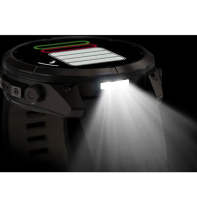 OROLOGIO - GARMIN - FĒNIX® 9 PRO | 51MM | AMOLED | Titanio DLC Carbon Gray con cinturino in silicone Black/Pebble Gray - immagine 8