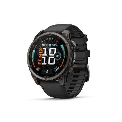 OROLOGIO - GARMIN - FĒNIX® 9 | 47MM | Titanio DLC Carbon Gray con cinturino in silicone Black