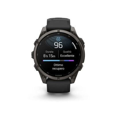OROLOGIO - GARMIN - FĒNIX® 9 | 47MM | Titanio DLC Carbon Gray con cinturino in silicone Black - immagine 11