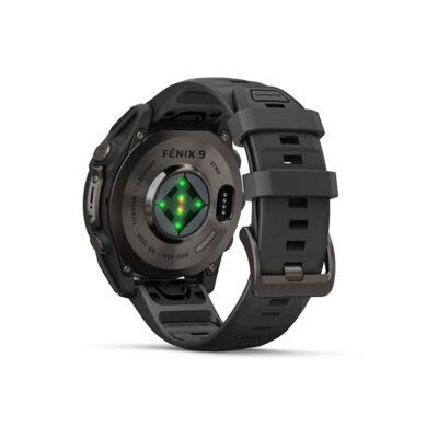 OROLOGIO - GARMIN - FĒNIX® 9 | 47MM | Titanio DLC Carbon Gray con cinturino in silicone Black - immagine 12