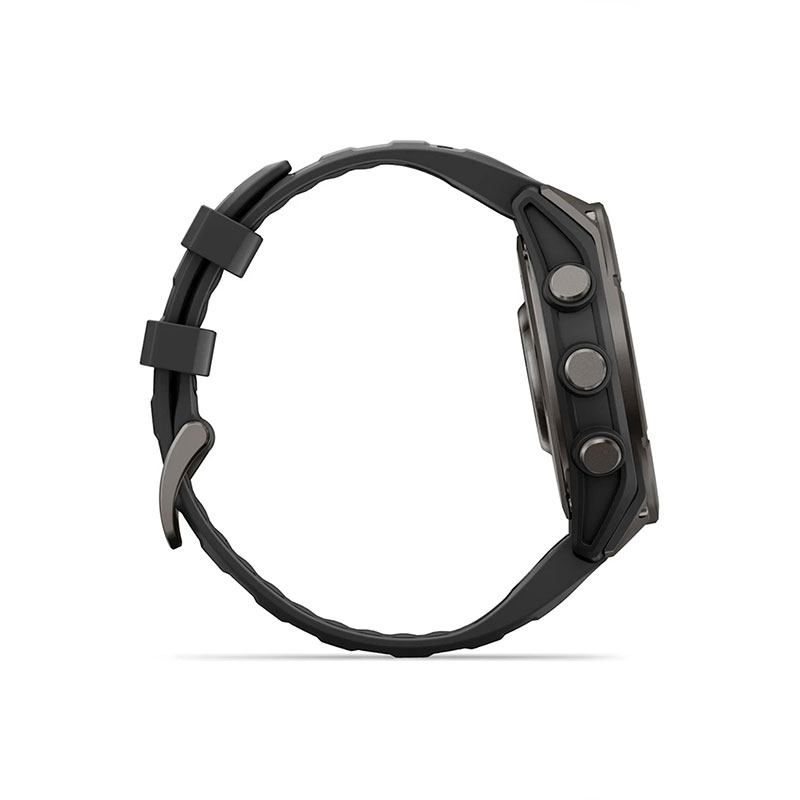OROLOGIO - GARMIN - FĒNIX® 9 | 47MM | Titanio DLC Carbon Gray con cinturino in silicone Black - immagine 5