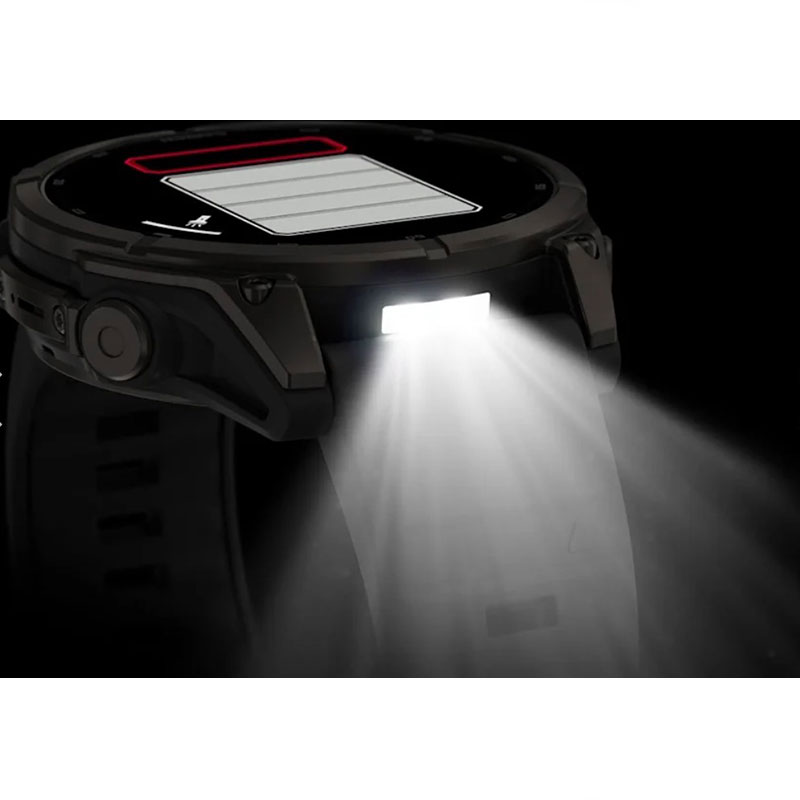 OROLOGIO - GARMIN - FĒNIX® 9 | 47MM | Titanio DLC Carbon Gray con cinturino in silicone Black - immagine 8