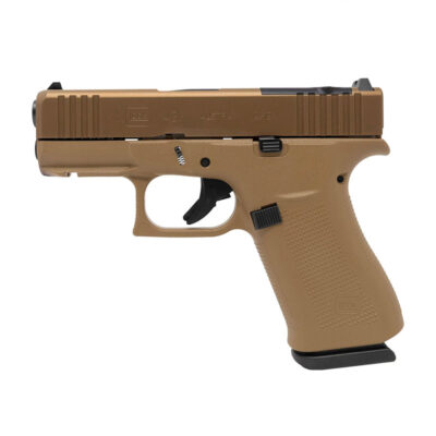 PISTOLA - GLOCK 43X | G MOS-K | 9 LUGER | COYOTE FS +1C