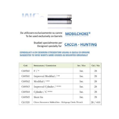 BERETTA - STROZZATORE INTERNO MOBILCHOKE Cal. 28 | IM ** - immagine 3