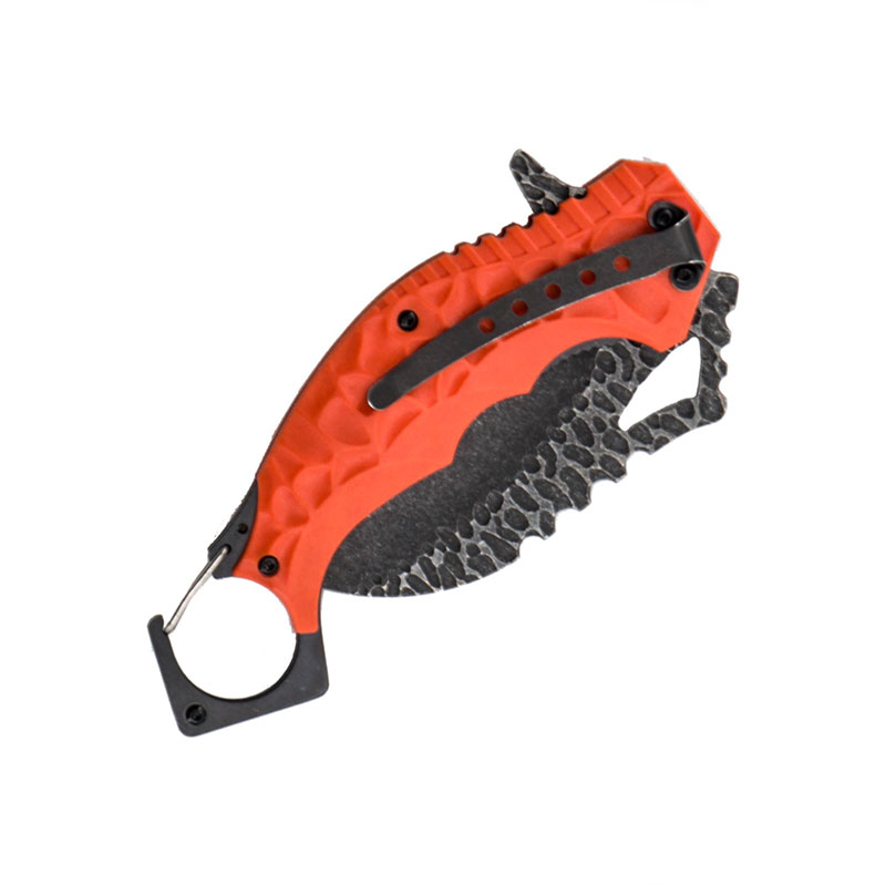 SCK - COLTELLO KARAMBIT CON APERTURA ASSISTITA | ORANGE - immagine 4