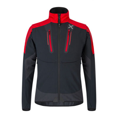 MONTURA - BRAVE 3 JACKET Black/Rosso