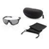 REVISION - MILITARY OCCHIALI DA TIRO MODELLO SLINGSHOT COLORE NERO CON DUE LENTI (CLEAR, SMOKE)